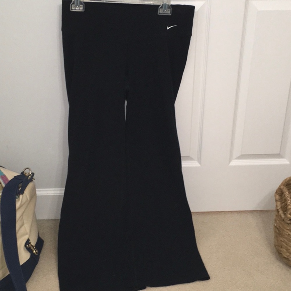 Nike Dri-Fit  Black Cotton Yoga Pants